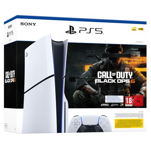 Consola PS5 Slim 1TB + Call of Duty: Black Ops 6