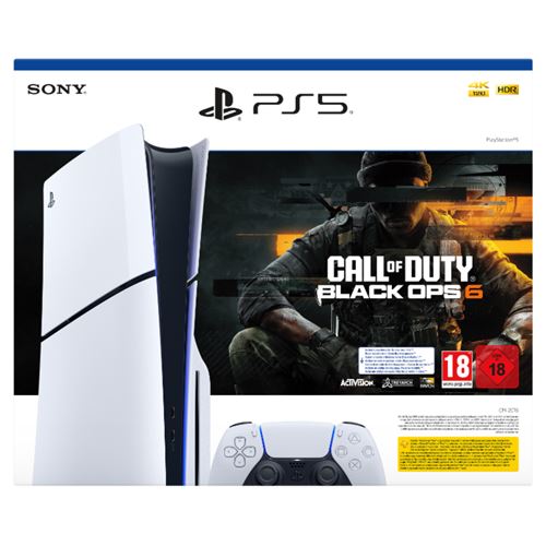 Consola PS5 Slim 1TB + Call of Duty: Black Ops 6