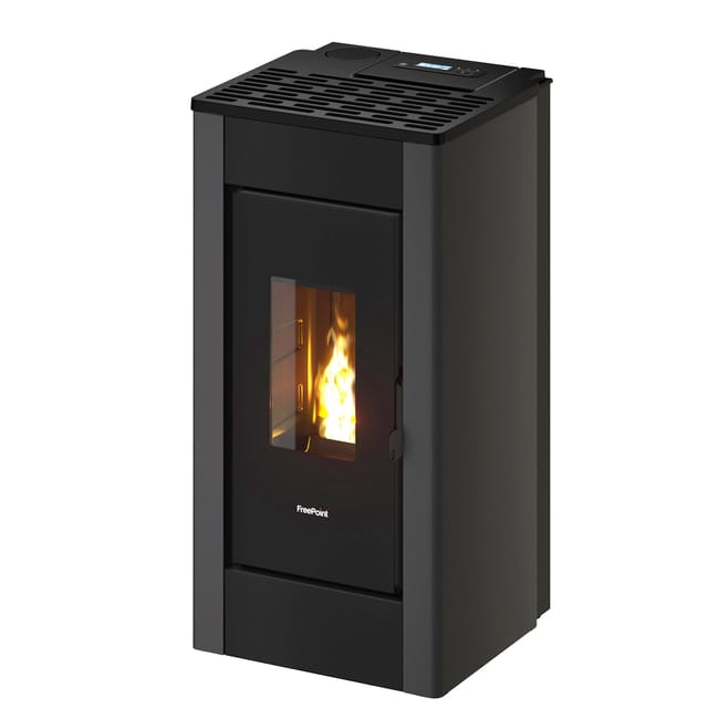 Estufa de pellet estanca FREEPOINT Sharp WiFi 7 kW antracita