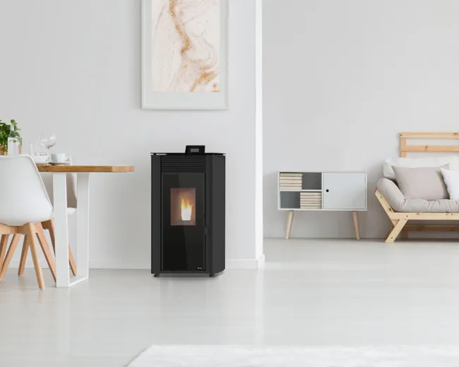 Estufa de pellet REDPOD First Advance 8 kW negra