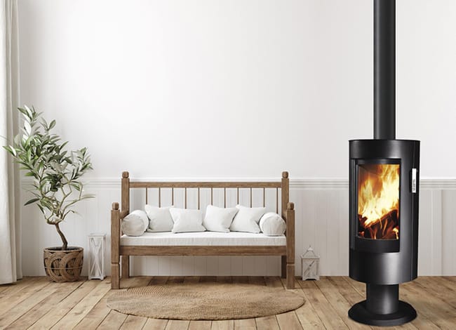 Estufa de leña SUPRA Chloe piedra 6KW