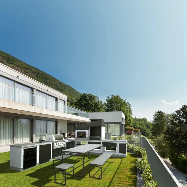 Barbacoa de gas KITAWAY de 4 quemadores y 12.9 kw de potencia recomendado para más de 10 personas