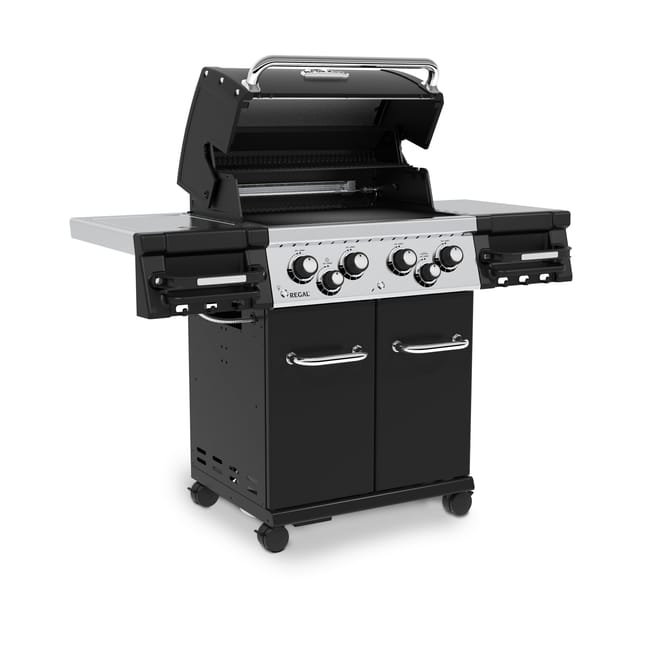 Barbacoa de gas BROIL KING Regal 490 de 4 quemadores y 13.2 kw de potencia recomendado para más de 10 personas