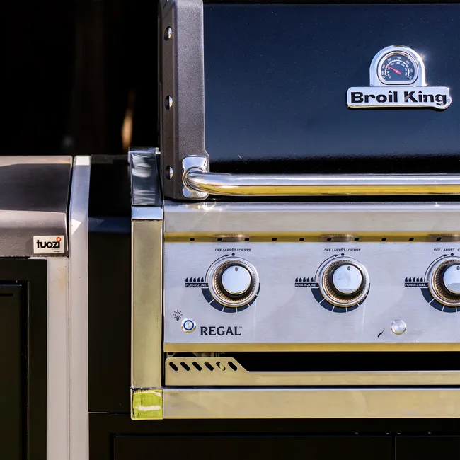 Barbacoa de gas KITAWAY de 4 quemadores y 12.9 kw de potencia recomendado para más de 10 personas