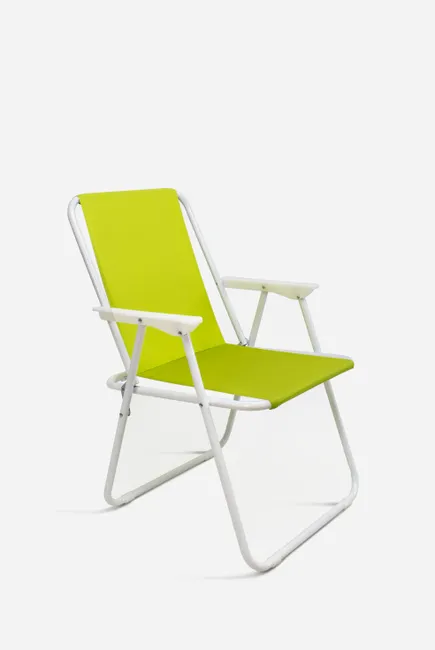 "Silla de Playa Plegable Metal y Poliéster"