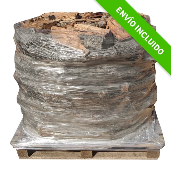Palet de leña de encina y roble LEÑAS OLIVER de 1 M3